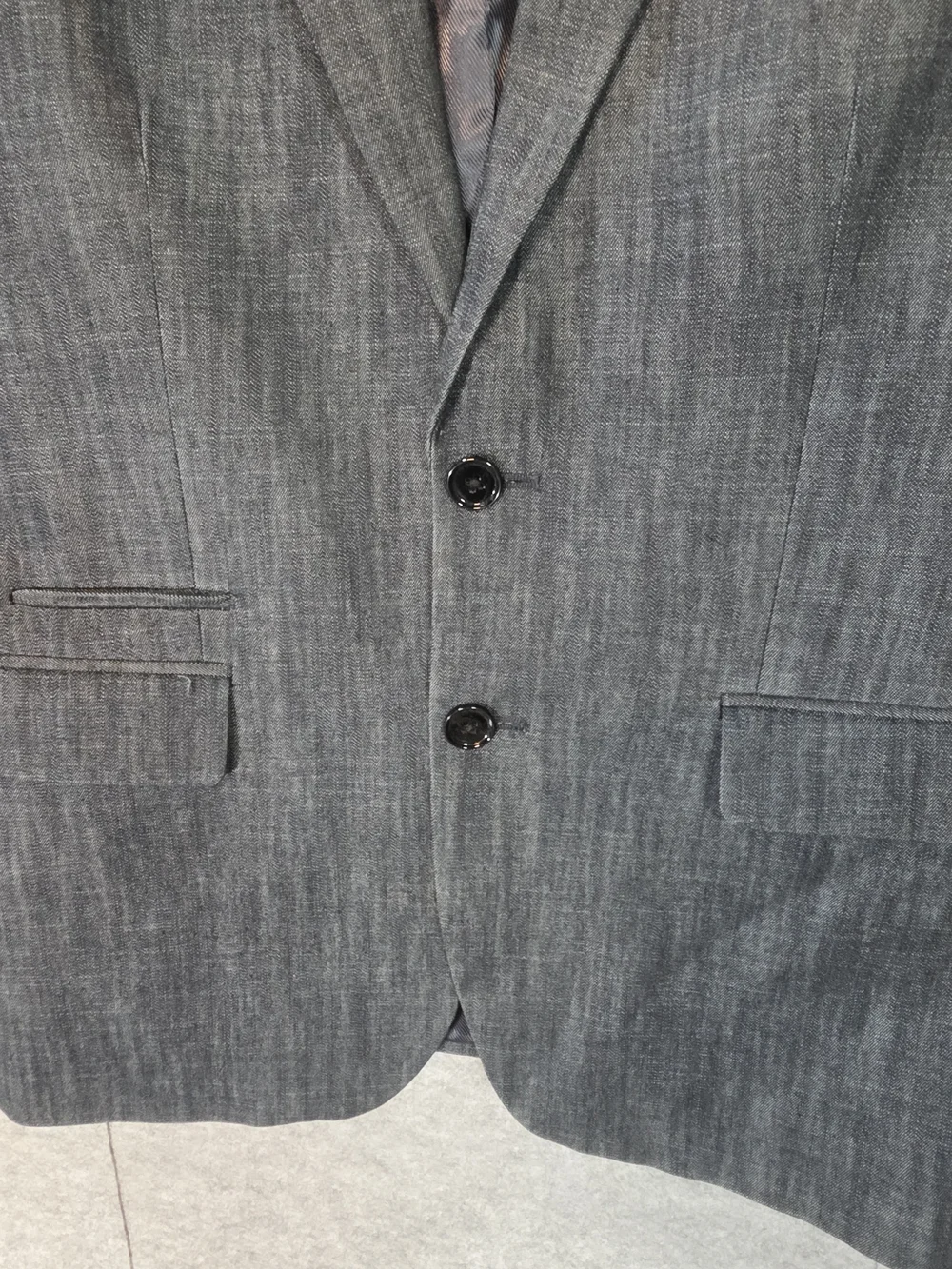 Express Men's Photographer fitted blazer jacket 36 Short